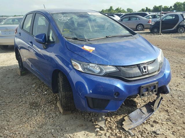 JHMGK5H51GX025723 - 2016 HONDA FIT LX BLUE photo 1