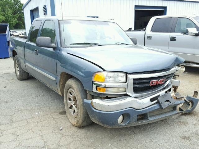 1GTEC19V86Z149200 - 2006 GMC NEW SIERRA BLUE photo 1