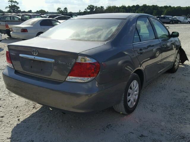 4T1BE32K26U706166 - 2006 TOYOTA CAMRY LE GRAY photo 4