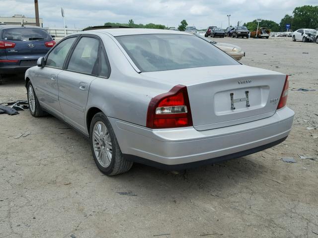 YV1TS92D421265782 - 2002 VOLVO S80 SILVER photo 3