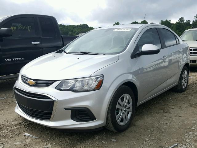 1G1JB5SH5H4176635 - 2017 CHEVROLET SONIC LS 银色 照片 2
