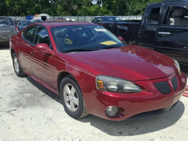 2G2WP552381166546 - 2008 PONTIAC GRAND PRIX BURGUNDY photo 1