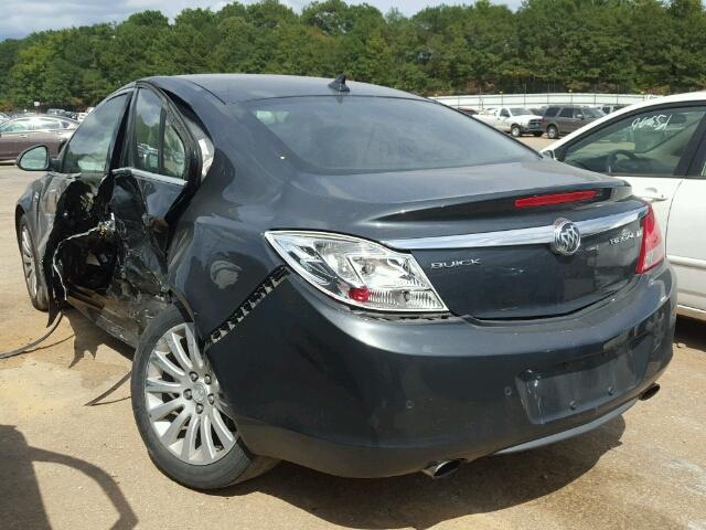 2G4GS5EV5D9183574 - 2013 BUICK REGAL PREM GRAY photo 3