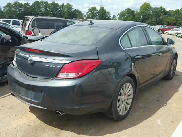 2G4GS5EV5D9183574 - 2013 BUICK REGAL PREM GRAY photo 4