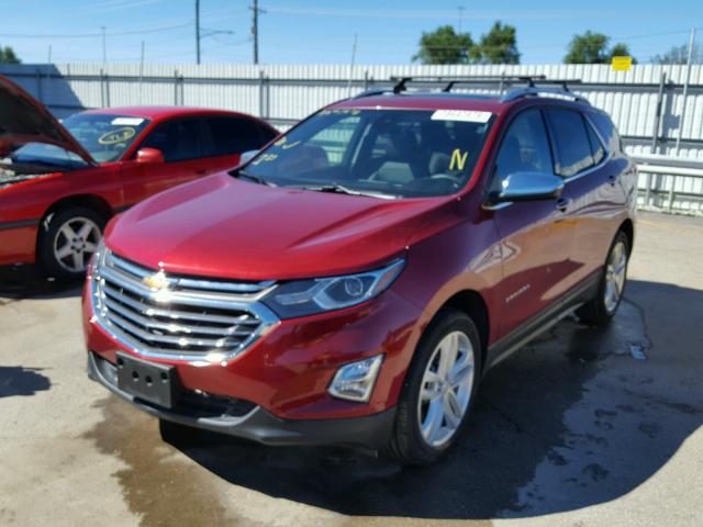 3GNAXWEX1JS508780 - 2018 CHEVROLET EQUINOX PR RED photo 2