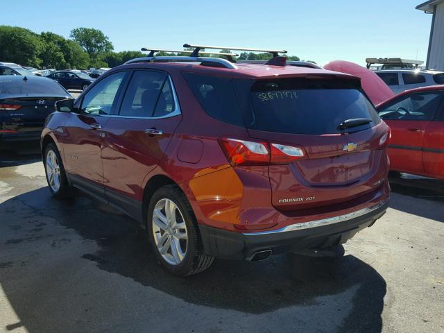 3GNAXWEX1JS508780 - 2018 CHEVROLET EQUINOX PR RED photo 3