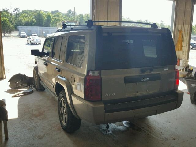 1J8HG48N36C229259 - 2006 JEEP COMMANDER ბეჟი ფოტო 3