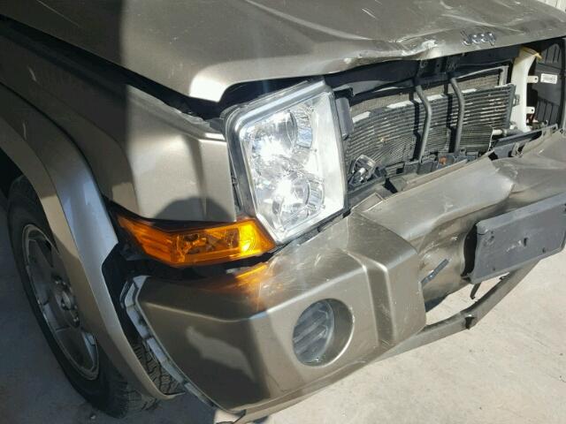 1J8HG48N36C229259 - 2006 JEEP COMMANDER ბეჟი ფოტო 9