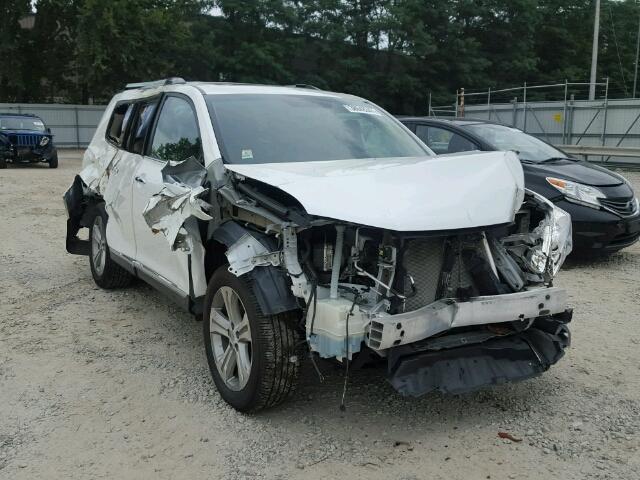 5TDDK3EH1CS162409 - 2012 TOYOTA HIGHLANDER WHITE photo 1