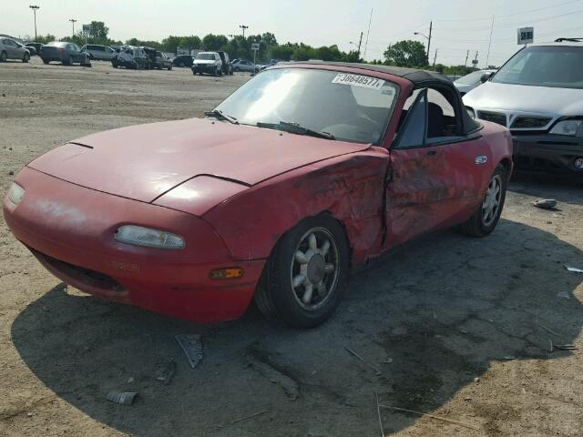 JM1NA3519L0117747 - 1990 MAZDA MX-5 MIATA RED photo 2