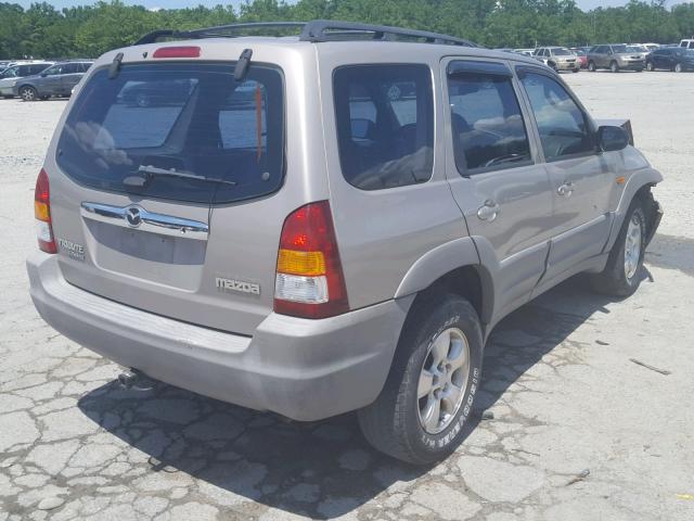 4F2YU07191KM04362 - 2001 MAZDA TRIBUTE DX 棕色 照片 4