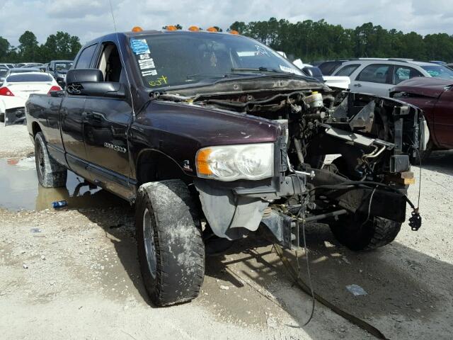 3D7KR28C45G727661 - 2005 DODGE RAM 2500 S Bənövşəyi foto 1