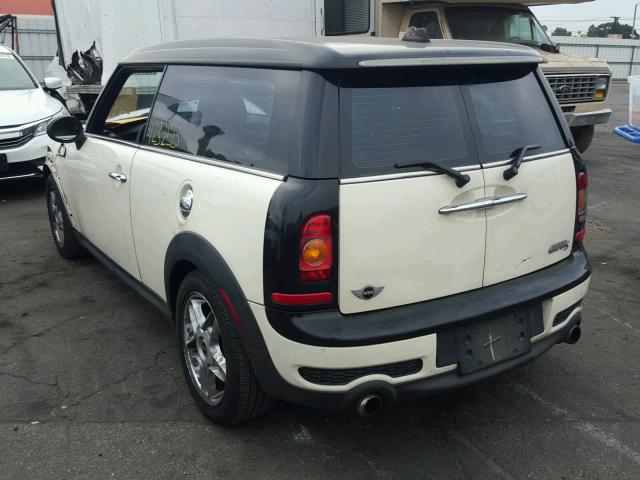 WMWMM33508TP88364 - 2008 MINI COOPER S C CREAM photo 3