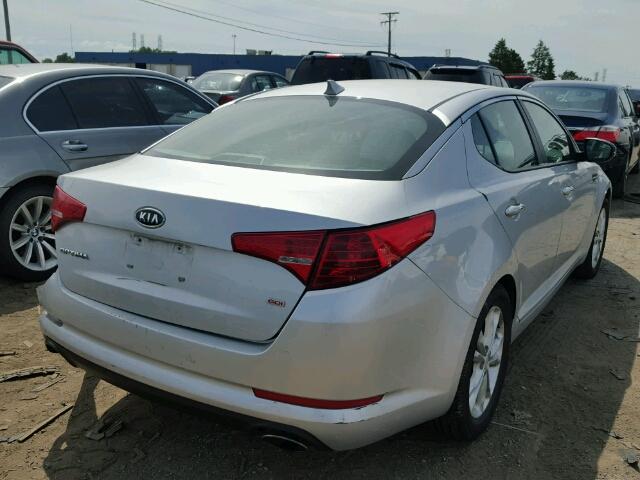 5XXGM4A76CG031231 - 2012 KIA OPTIMA LX SILVER photo 4