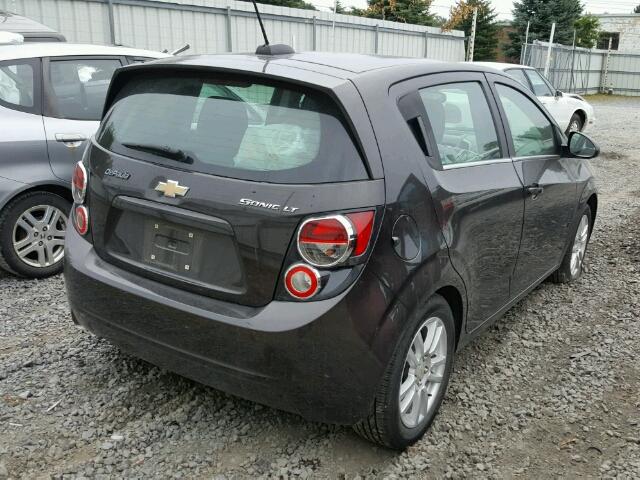 1G1JC6SG9F4125503 - 2015 CHEVROLET SONIC LT BROWN photo 4