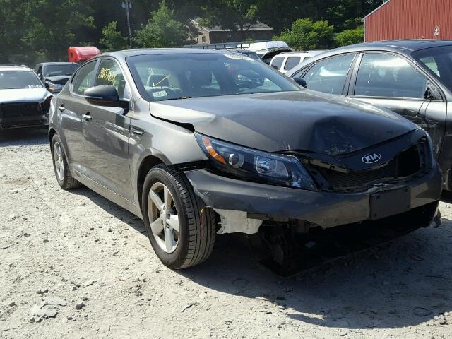 5XXGM4A73EG269377 - 2014 KIA OPTIMA GRAY photo 1