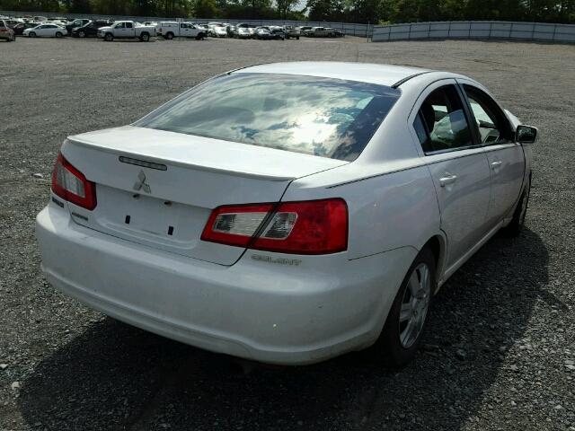 4A32B3FF6CE024159 - 2012 MITSUBISHI GALANT ES WHITE photo 4