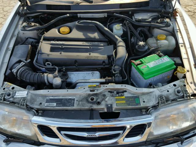 YS3DF75K917015133 - 2001 SAAB 9-3 SE SILVER photo 7