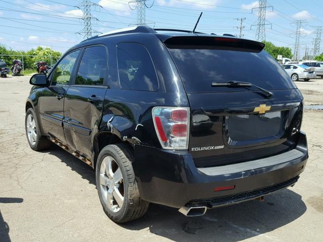 2CNDL737286048141 - 2008 CHEVROLET EQUINOX SP BLACK photo 3