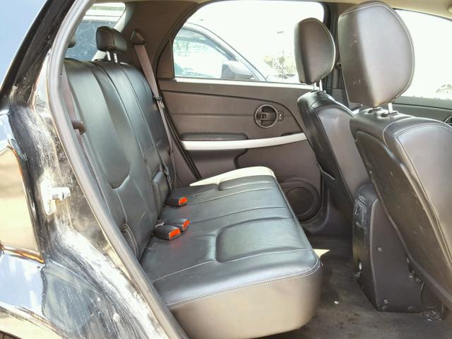 2CNDL737286048141 - 2008 CHEVROLET EQUINOX SP BLACK photo 6