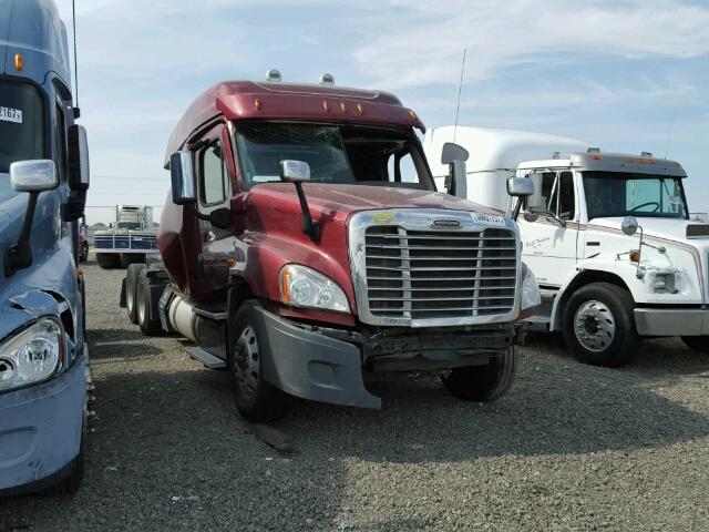 3AKJGLBG7HSHW5860 - 2017 FREIGHTLINER CASCADIA 1 MAROON photo 1