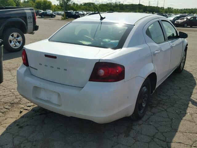 1B3BD4FB4BN578638 - 2011 DODGE AVENGER EX WHITE photo 4