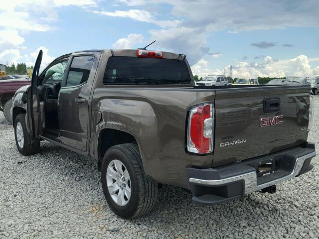 1GTG5CE30G1385603 - 2016 GMC CANYON SLE BROWN photo 3