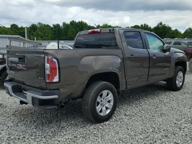 1GTG5CE30G1385603 - 2016 GMC CANYON SLE BROWN photo 4