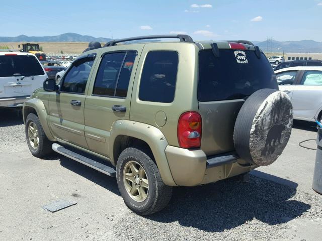 1J4GL38K62W333147 - 2002 JEEP LIBERTY RE GREEN photo 3