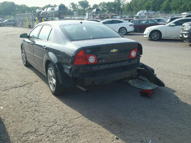 1G1ZB5EB6A4122258 - 2010 CHEVROLET MALIBU LS შავი ფოტო 3