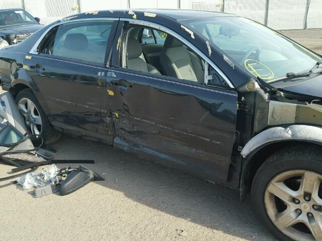 1G1ZB5EB6A4122258 - 2010 CHEVROLET MALIBU LS შავი ფოტო 9