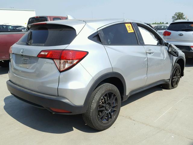 3CZRU6H51GM726207 - 2016 HONDA HR-V EX SILVER photo 4