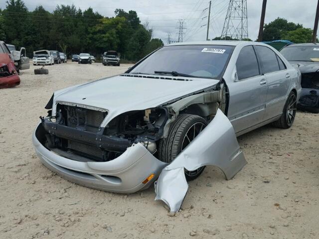 WDBNG75J14A392383 - 2004 MERCEDES-BENZ S 500 SILVER photo 2