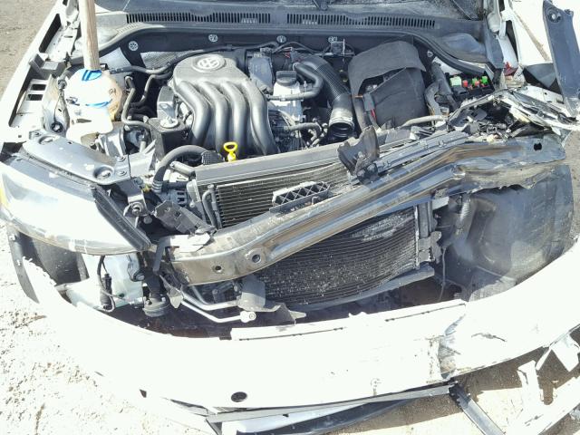 3VW2K7AJ8EM234942 - 2014 VOLKSWAGEN JETTA BASE Սպիտակ լուսանկար 7