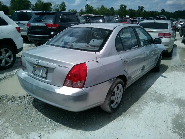 KMHDN46D56U371785 - 2006 HYUNDAI ELANTRA GL SILVER photo 4