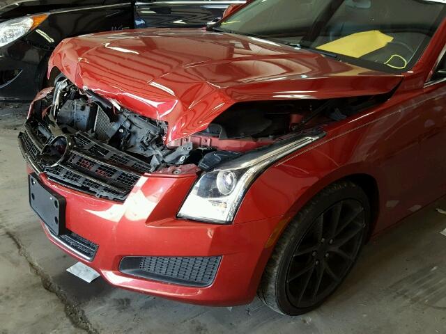 1G6AA5RX5D0127804 - 2013 CADILLAC ATS RED photo 9