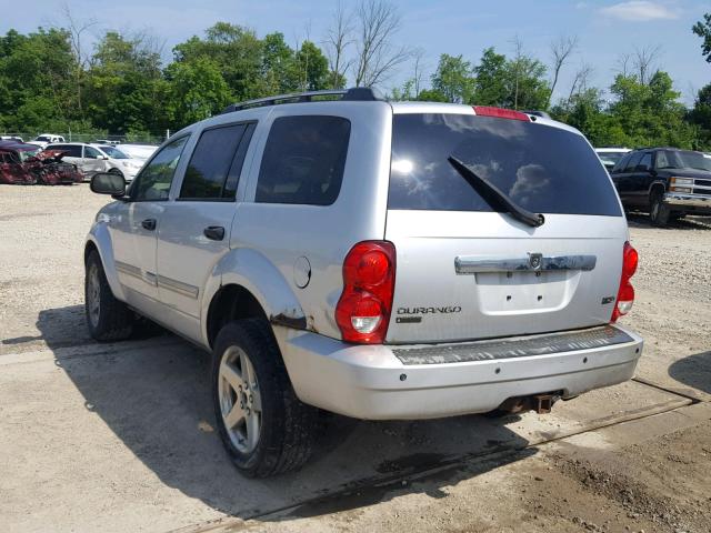 1D8HB58297F532792 - 2007 DODGE DURANGO LI SILVER photo 3