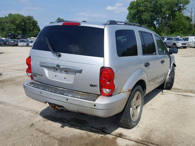 1D8HB58297F532792 - 2007 DODGE DURANGO LI SILVER photo 4