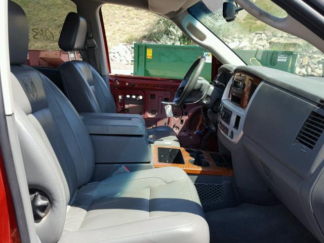 3D7KS28D06G222103 - 2006 DODGE RAM 2500 S RED photo 5