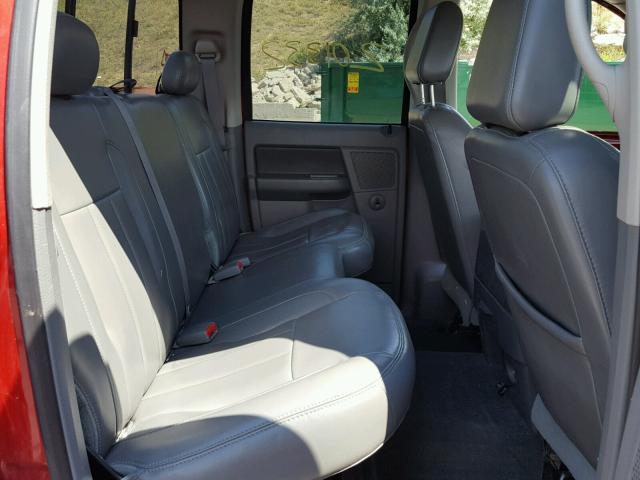 3D7KS28D06G222103 - 2006 DODGE RAM 2500 S RED photo 6