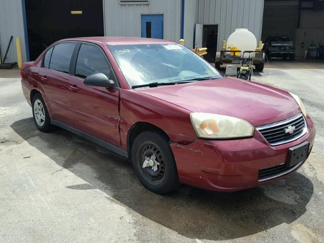 1G1ZS51F36F285373 - 2006 CHEVROLET MALIBU LS RED photo 1