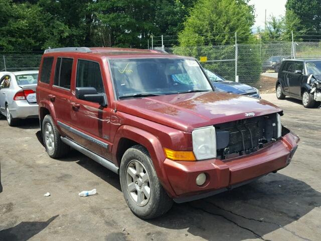 1J8HH48K17C622682 - 2007 JEEP COMMANDER RED photo 1