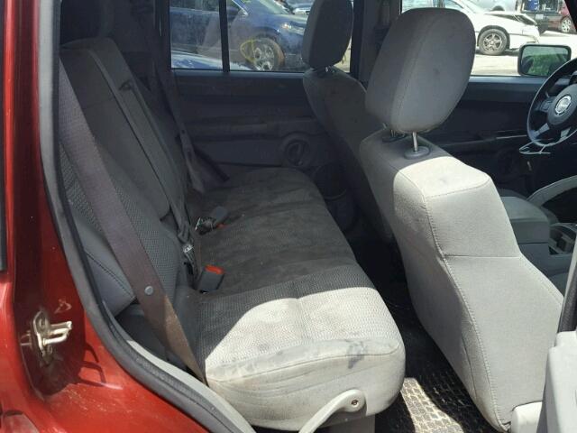 1J8HH48K17C622682 - 2007 JEEP COMMANDER RED photo 6