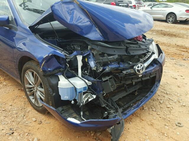 4T1BF1FK0FU924540 - 2015 TOYOTA CAMRY LE ლურჯი ფოტო 9