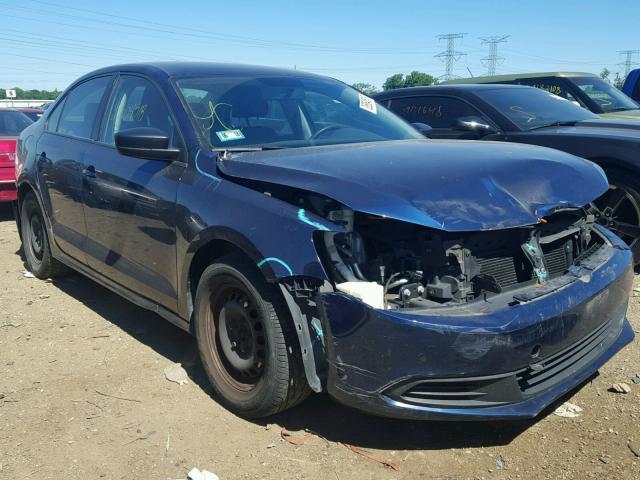 3VW2K7AJ3BM330344 - 2011 VOLKSWAGEN JETTA BASE 蓝色 照片 1