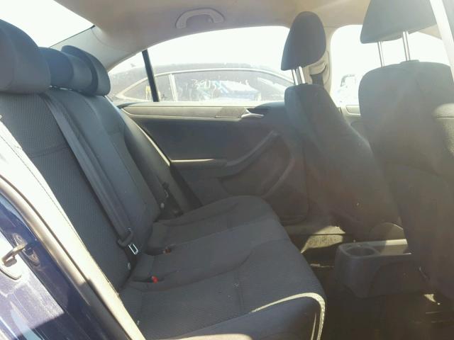 3VW2K7AJ3BM330344 - 2011 VOLKSWAGEN JETTA BASE 蓝色 照片 6