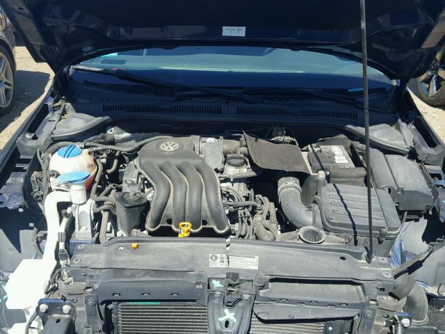 3VW2K7AJ3BM330344 - 2011 VOLKSWAGEN JETTA BASE 蓝色 照片 7