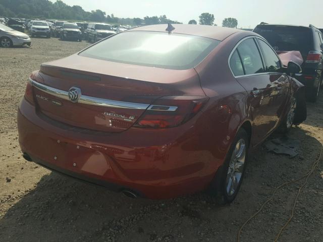 2G4GS5GX5E9200793 - 2014 BUICK REGAL PREM RED photo 4