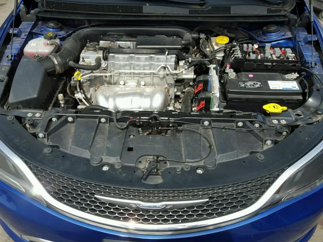 1C3CCCCB5FN566741 - 2015 CHRYSLER 200 C BLUE photo 7