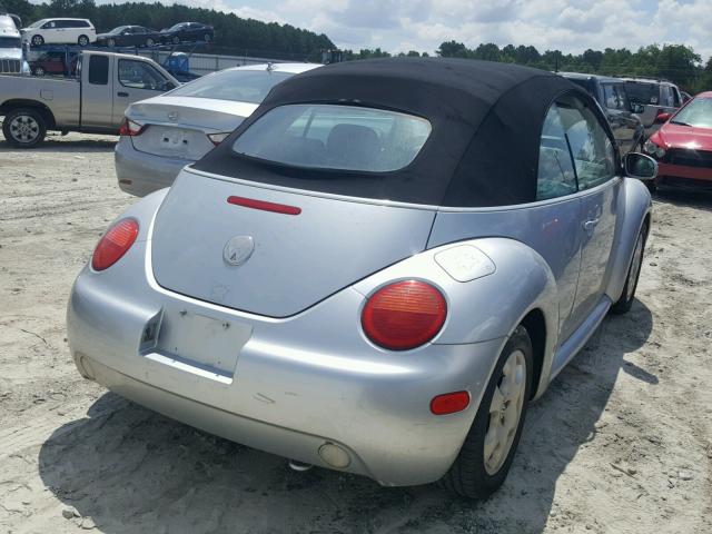 3VWCK21Y53M307833 - 2003 VOLKSWAGEN NEW BEETLE 银色 照片 4